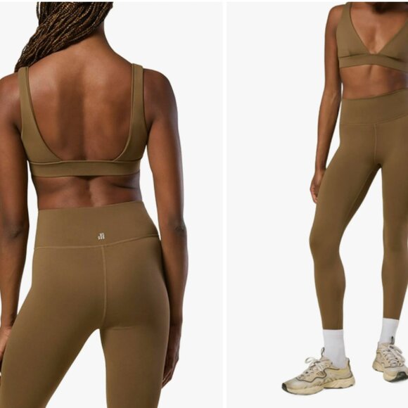 WeWoreWhat Women's V-Neck Bralette in Brown Sz L - Picture 2 of 5